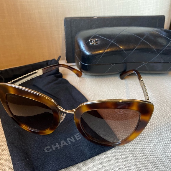 CHANEL Accessories Chanel Sunglasses Brown Poshmark